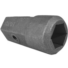 Titan Attachments Replacement Auger Bit Repair Hub 2" Female Hex, 5/8" and 3/4"