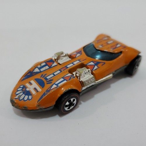 Hot Wheels 1969 molino doble molino doble molino colores voladores naranja azteca - Imagen 3 de 7