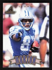 1997 Pinnacle  #123 Johnnie Morton  Detroit Lions