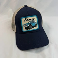 American Needle Valin Adjustable Ford BRONCO Mesh Back Trucker Snapback