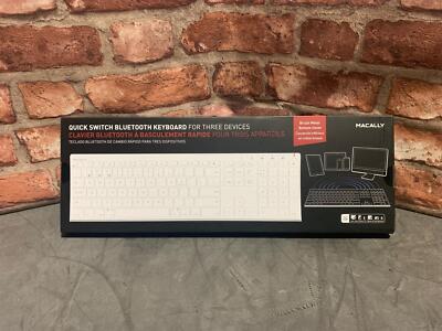 Brandneu Macally Wireless Schnellschalter Bluetooth Tastatur und Nummernblock