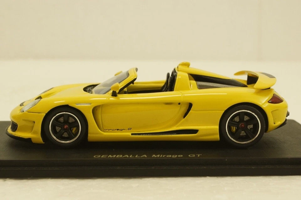 PORSCHE GEMBALLA MIRAGE GT 2007 GIALLO SPARK S0720 1:43 JAUNE RESINA GERMANIA - Immagine 3 di 4