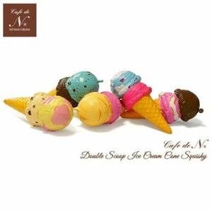 Cafe De N Double Scoop Ice Cream Squishy Ebay