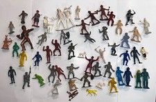 Vintage Variety Lot Of Marx, Timmee, Mpc, Auburn Plastic Toys -1950-1970