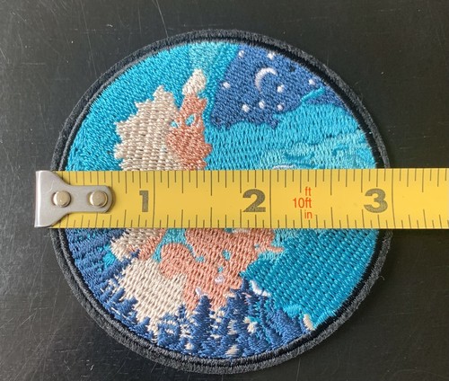 Lot 3 Iron-On Patches Wilderness Wanderer Earth Boho Hippie Camper Dreamer - Picture 5 of 5