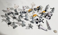 Mixed LOT - Plastic Astronaut Figures, NASA Space Shuttle, Moon Rover Etc.