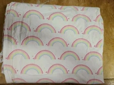 Pottery Barn Kids "Organic Rainbow" Twin Flat Sheet