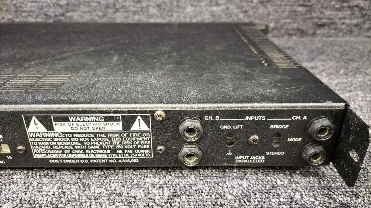 Peavey CS-200X 110Wx2 Stereo Power Amplifier Rack Mount AC100V | eBay