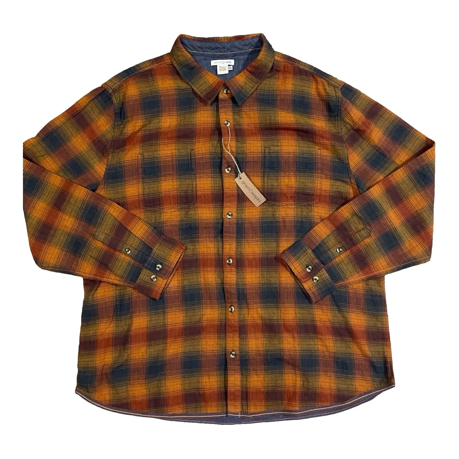 Size 2XL Carbon Multicolor Shirts for Men