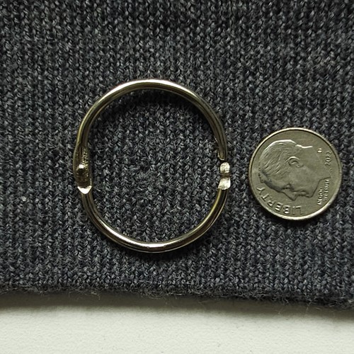 VTG Pendleton Mens Sweater Large Gray Basic Virgin Wool Merino Tight Knit 90s L - Picture 15 of 18