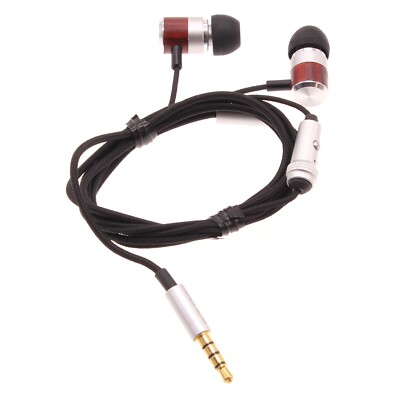 Hi-Fi Sound Wired Earphones Headphones Handsfree Mic Headset for Cell Phones