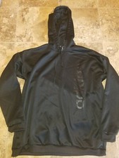 Womens Adidas Black Hoodie Hooded Sweatshirt Large L