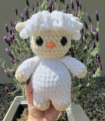 Sheep Plush Crochet Amigurumi Plushie Kawaii Cute Lamb Toy