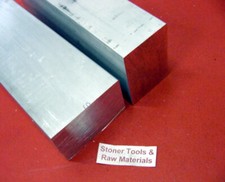 2 Pieces 1-1/2" X 2-1/2" ALUMINUM 6061 FLAT BAR 4.5" long T6511 Solid Mill Stock