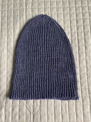 Paul Smith Mütze Strickmütze Wollmütze Beanie blau NEU