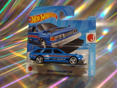 Hot Wheels Nissan Maxima Drift Car 2023 J-Imports 4/10 Blau ovp/neu 1:64
