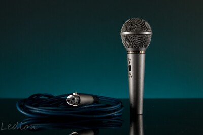 Audio Technica AT834 II Unidirectional Microphone XLR jack cable
