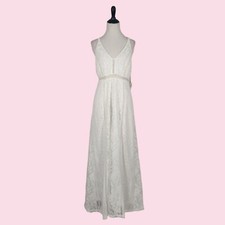 Tularosa M Lace Maxi cross back sleeveless Dress
