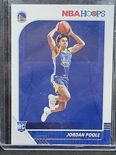 JORDAN POOLE 2019-20 Panini NBA HOOPS RC #223 Golden State Warriors