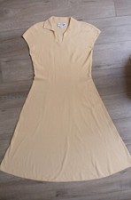 Uniqlo Ines De La Fressange 3D Knit Collared Neutral Midi Dress