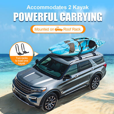 Thule Hullavator Pro Kayak Carrier Pair Universal J-Bar Kayak