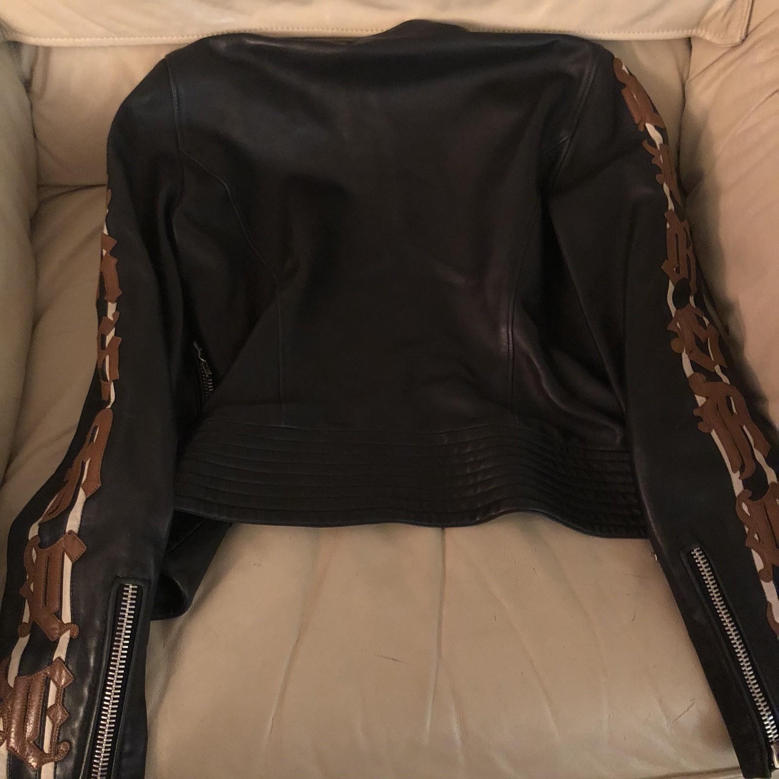 Vintage Versace Leather Jacket Gem