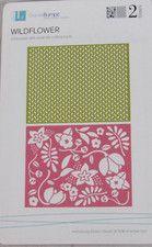 Lifestyle Crafts/QuicKutz Embossing Folders, Wildflower, 2 Folders, EF-0034