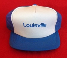 Vintage Louisville Trucker Mesh Snapback Hat Cap