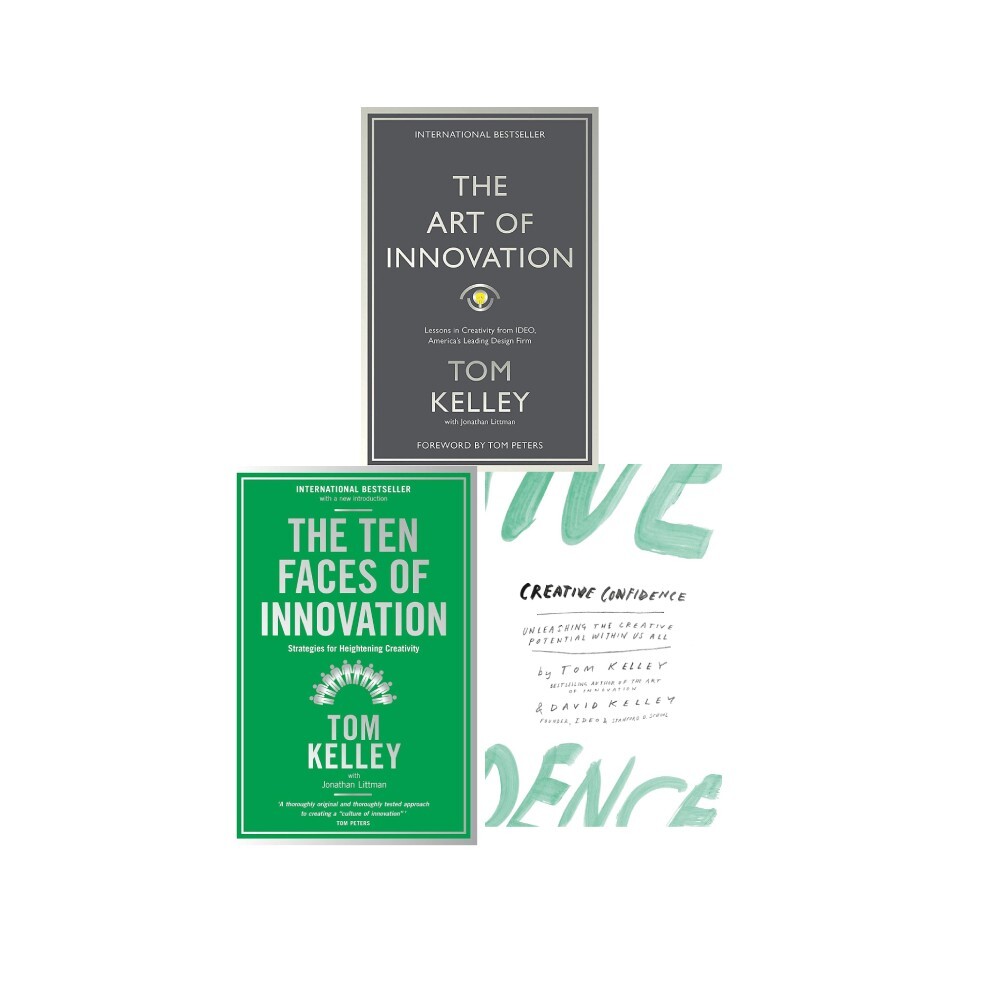 Tom Kelley Collection 3 Books Set Ten Faces of Innovation, Creative Confidence