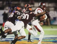 Dadi Nicolas Virginia Tech Signed 8x10 Signed 8x10 Autographed Photo COA N4