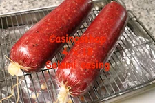 25 - 3lb 4 x 18 in Fibrous Casings 75 lbs Summer Sausage Salami Venison Beef etc