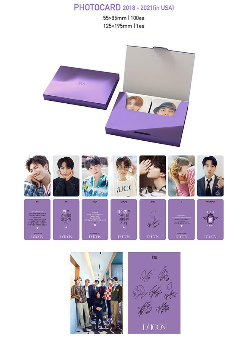 DICON PHOTOCARD 101 : CUSTOM BOOK BEHIND BTS since 2018 2018 DICON PHOTOCARD 101 : CUSTOM BOOK BEHIND BTS since 2018 2018