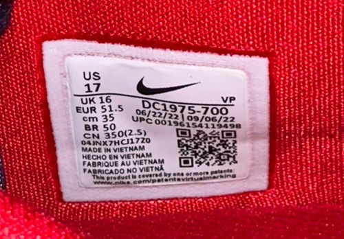 NIKE KD 15 Low Olympic Gold Navy Blue Red Basketball Shoes Sneakers NEW Mens 17 - Picture 9 of 9