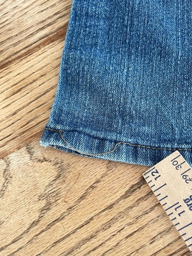 Y2K lei Flare Low Rise Jeans Girls Youth 8 Embellished Pockets - Picture 4 of 8
