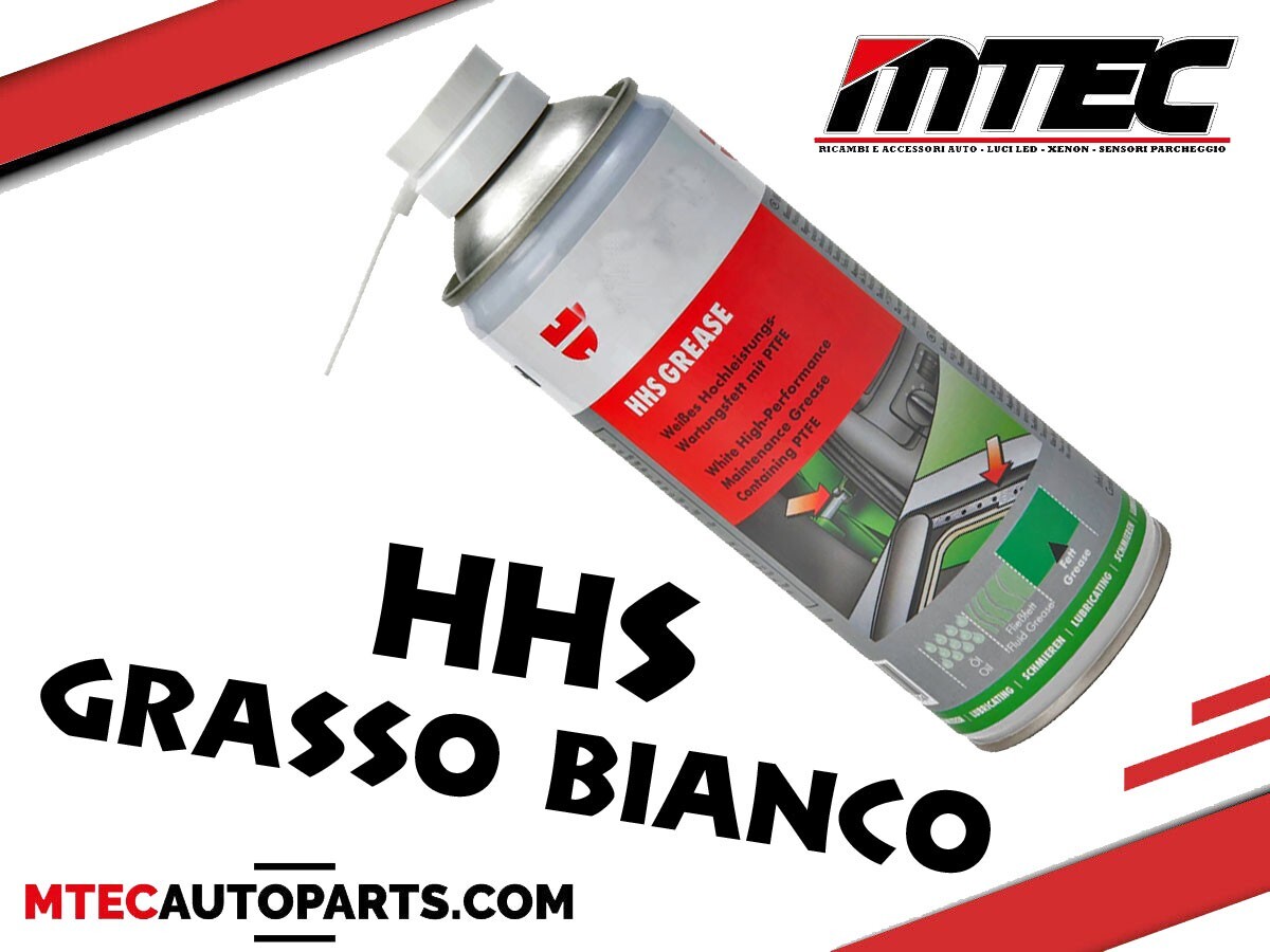 HHS GREASE GRASSO BIANCO 400ml CON PTFE SINTETICO LUBRIFICANTE