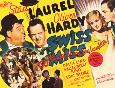 Swiss Miss - 1938 - Poster