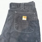 CARHARTT B151 Pants Black VINTAGE (Leather Patch) 36x30 Perfect Condition