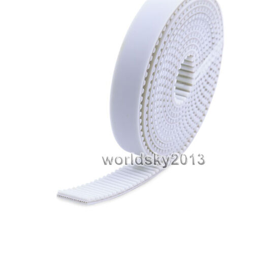 10/15/20mm XL Timing Belt Open Cogged Gear PU Steel Cord Synchronous Pulley Belt - Bild 4 von 5