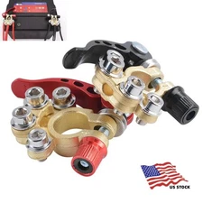 Car Battery Terminal Connectors Clamp Quick Release Disconnect Positive Negative