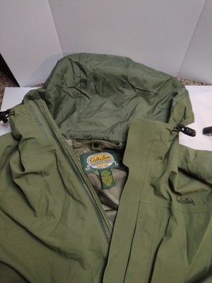 Cabela's Outdoor Gear Jacket Size Medium Green Full Zip With Nylon Shell