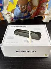 DocketPort 667 USB ID Simplex Card Scanner W/ Cable Pre-owned Tested Working