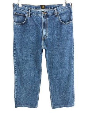 LEE Men Brooklyn Comfort Regular Straight Blue Jeans Size W38 L26