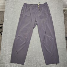 Lululemon Track Pants Mens Large Gray Elastic...