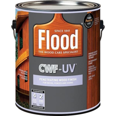 #ad Deck Stain 1 Gal. Wood Finish Acrylic Oil Based Exterior Redwood UV Waterproof $31.71