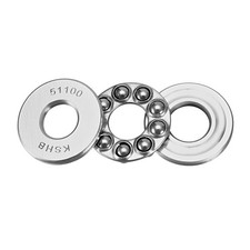 51100 Axialkugellager 10 mm x 24 mm x 9 mm Chromstahl ABEC3 Einreihige Walze