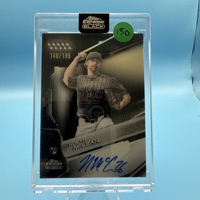 2026 Topps Chrome Black Nolan Mclean Rookie Auto 140/199 New York Mets RC