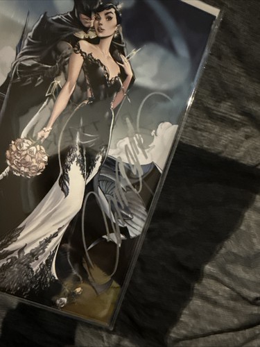 Batman 50 J Scott Campbell Virgin F signiert Hochzeit Variante SDCC NM COA SAN DIEGO - Bild 6 von 7