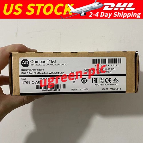 New AB 1769-OW8I SER B CompactLogix Relay Output Module AB 1769OW8I Fast Ship - Picture 1 of 5