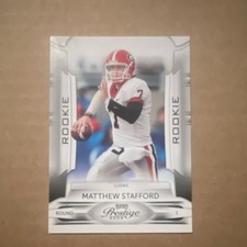Panini 2009 Prestige Rookie Matthew Stafford #172 Detroit Lions Card