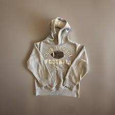 Boys PLACE Hoodie 5/6 Gray Club League Football Fleece Pullover